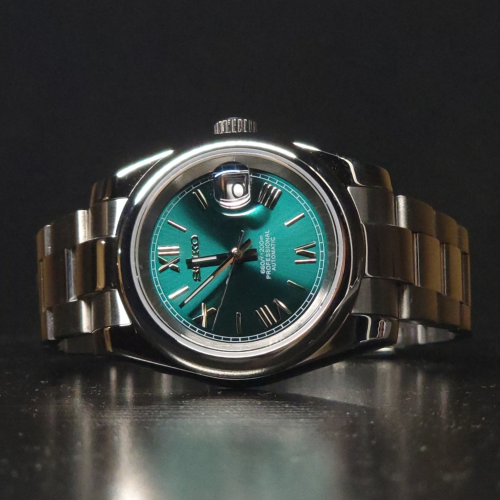 Seiko Datejust Teal - 40mm (Mod)